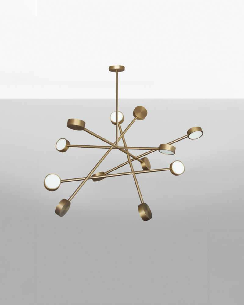 Square in Circle_Line Chaos Chandelier_Lighting_Studio fenice_ (2)