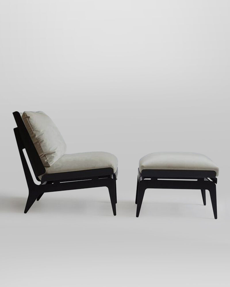 Gabriel Scott_Boudoir Chair + Ottoman_Seating_Studio Fenice_(2.)